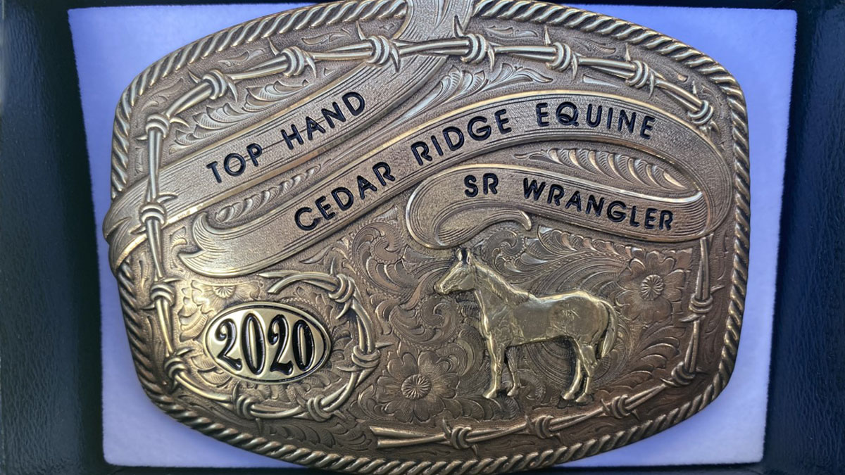 2020 Top Hand Senior Wrangler Cedar Ridge Equine