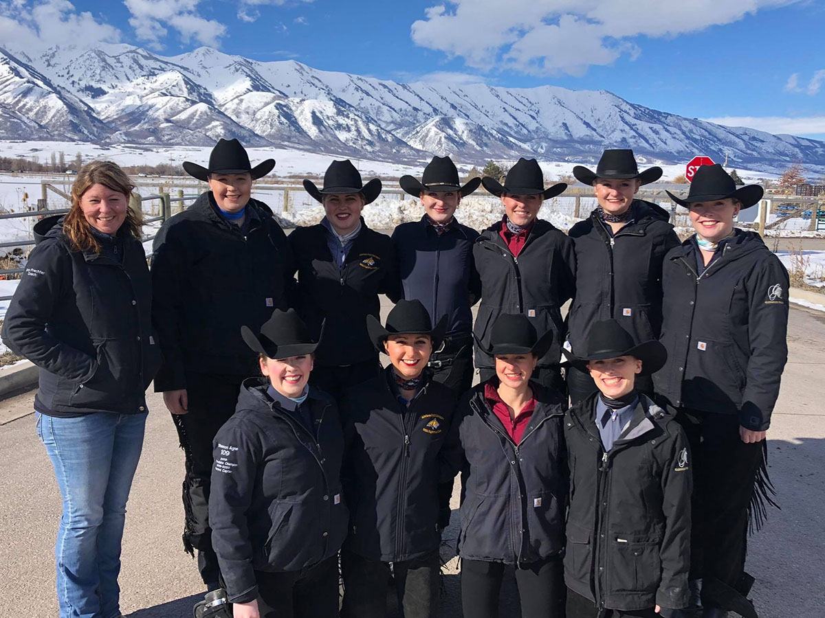 MSU IHSA Equestrian Team Competes at Utah State University