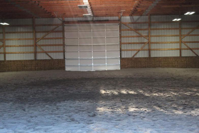 Inside View Horse Riding Arena