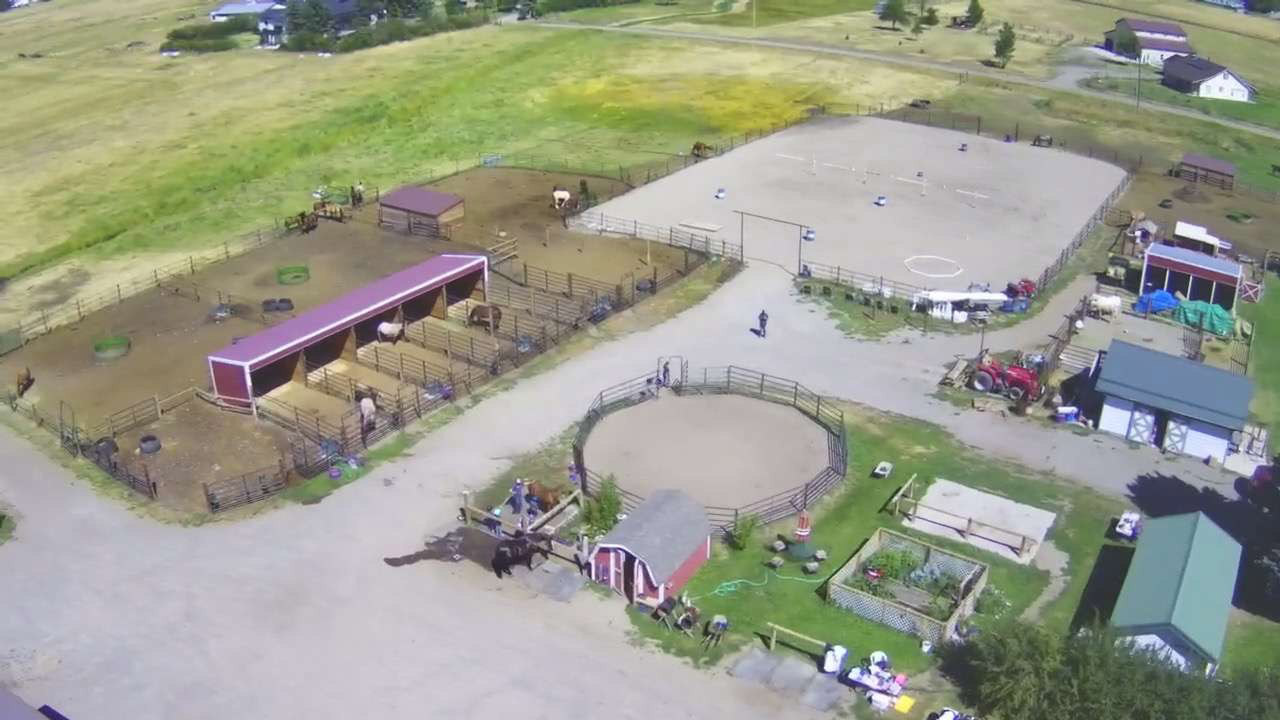 Cedar Ridge Equine Facilities Aerial View
