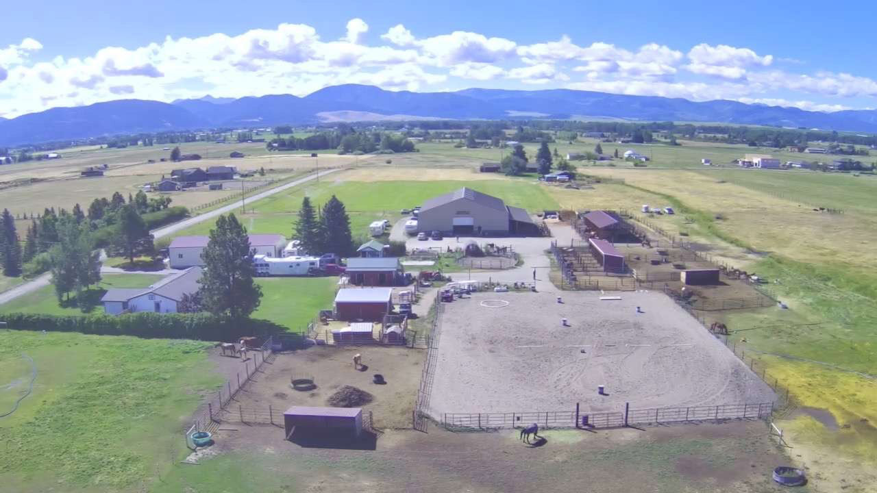 Cedar Ridge Equine Horse Facilities Aerial View